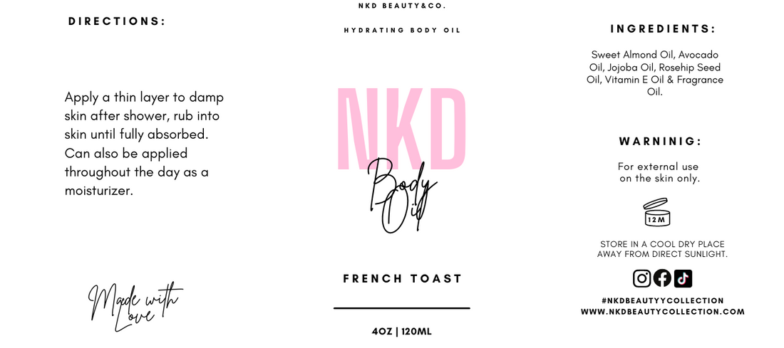 French Toast Hydrating Body Oil